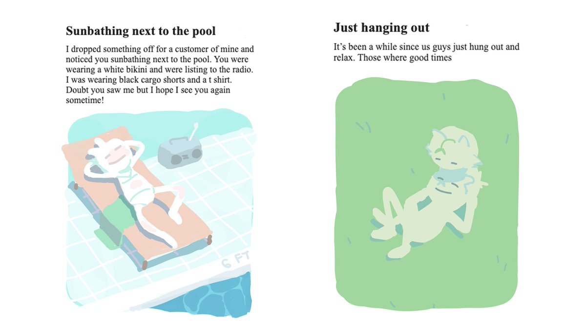 veggiecakeface's tweet image. one page craigslist zine for artfight :-)
lovely characters belong to @boxedsprouts