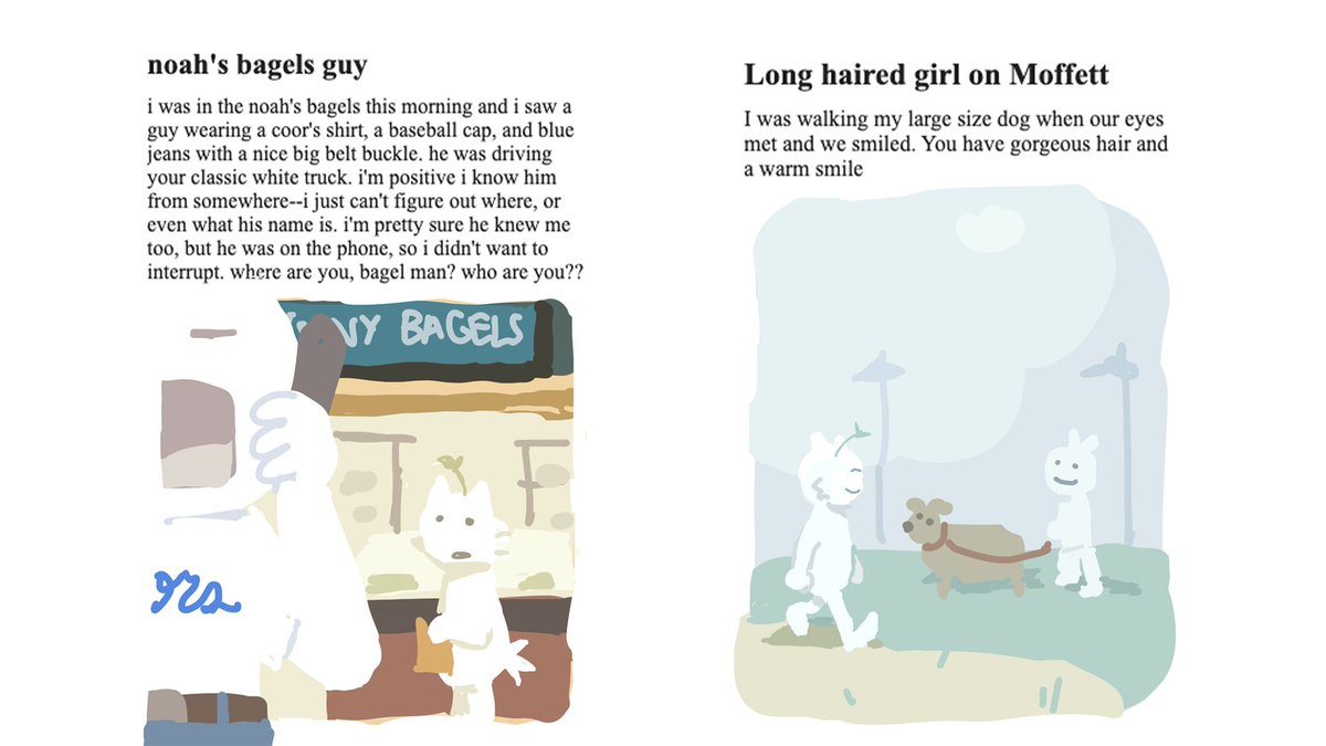 veggiecakeface's tweet image. one page craigslist zine for artfight :-)
lovely characters belong to @boxedsprouts