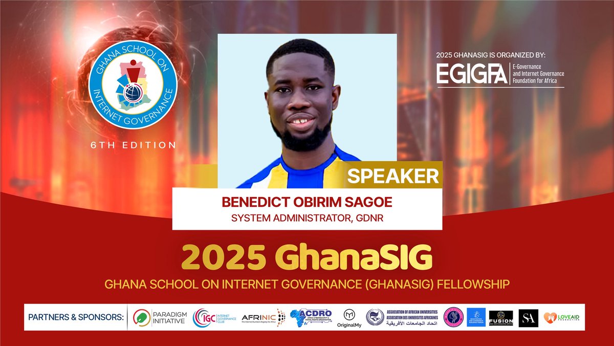 We had an insightful session with Benedict Obirim Sagoe, System Administrator at GDNR, as he broke down Understanding the Operations of a ccTLD Registry.

His practical presentation deepened Fellows’ understanding of how country code top-level domains are managed and why local…