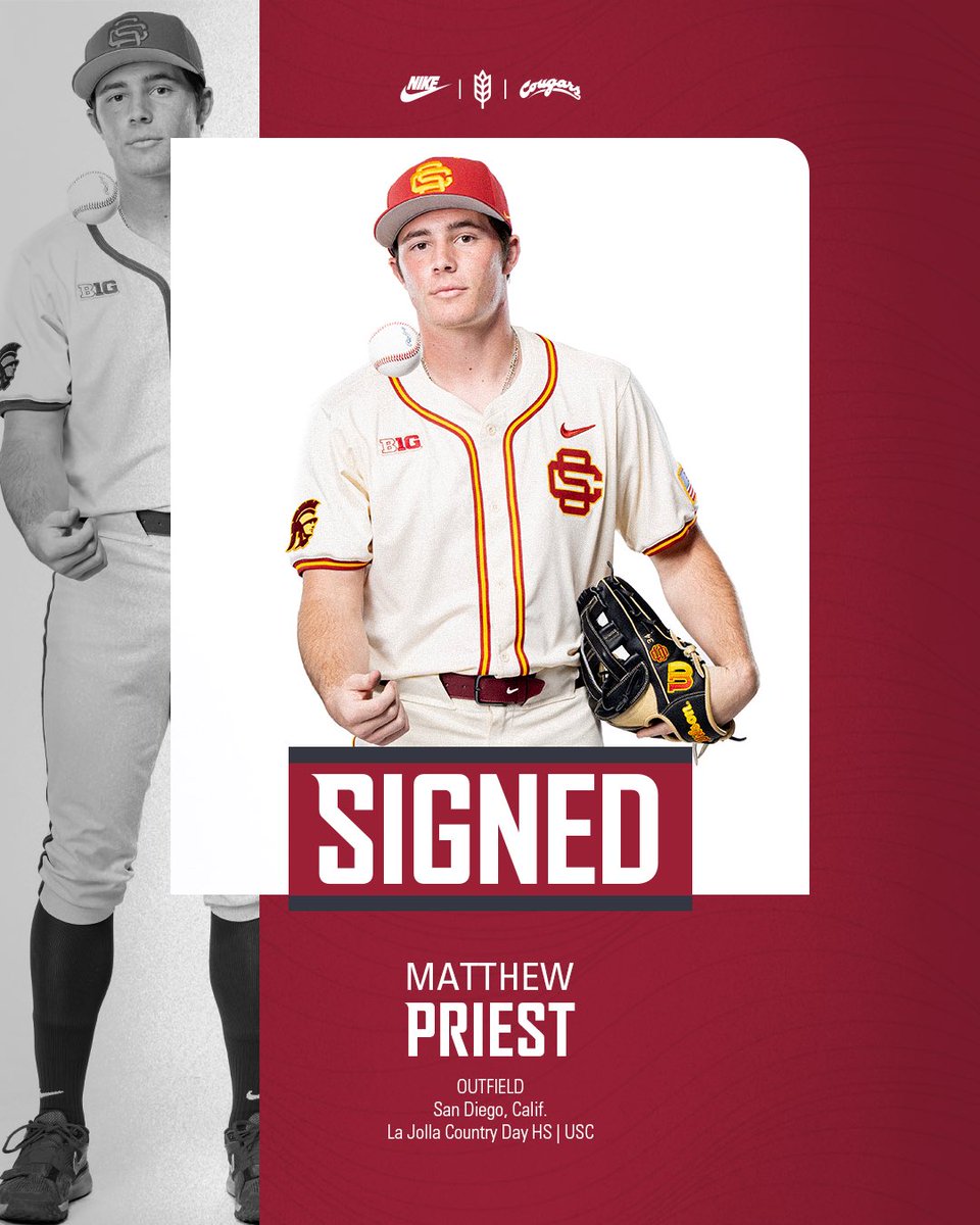 Washington State Baseball (@wsucougarbsb) on Twitter photo Excited to welcome outfielder Matthew Priest to the Cougar Family!
#GoCougs | <a href="/mafewpriest/">Matthew Priest</a> Excited to welcome outfielder Matthew Priest to the Cougar Family!
#GoCougs | <a href="/mafewpriest/">Matthew Priest</a>