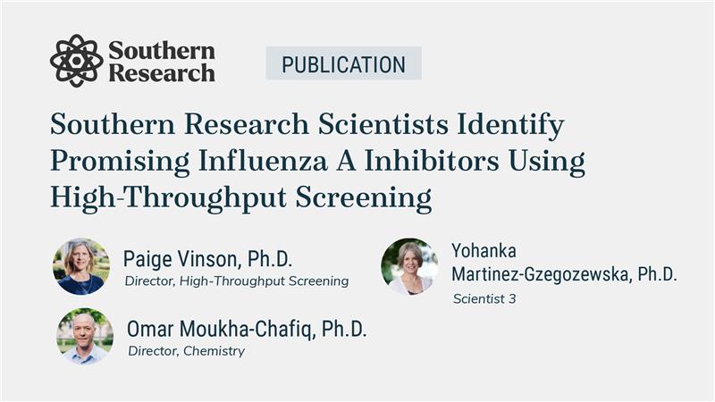 SoResearchNews's tweet image. One of our latest publications highlights Southern Research’s innovative screening approach for identifying new influenza A inhibitors. 
southernresearch.org/influenza-a-in…