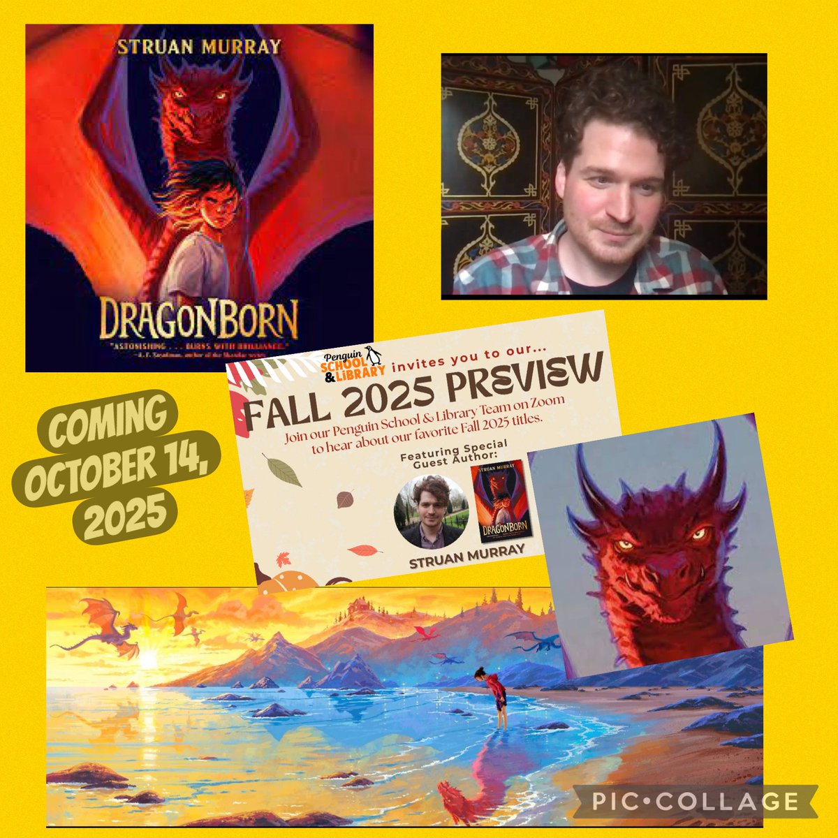 Melanie Dulaney (@dulaney_melanie) on Twitter photo Loved hearing <a href="/Struan_Murray/">Struan Murray</a> tell about the oddly dressed “dragon scholar” met in a line for ice cream who inspired DRAGONBORN & look forward to reading it! Thx for hosting Struan on the Fall Preview, <a href="/penguinrandom/">Penguin Random House 🐧🏠📚</a> Loved hearing <a href="/Struan_Murray/">Struan Murray</a> tell about the oddly dressed “dragon scholar” met in a line for ice cream who inspired DRAGONBORN & look forward to reading it! Thx for hosting Struan on the Fall Preview, <a href="/penguinrandom/">Penguin Random House 🐧🏠📚</a>