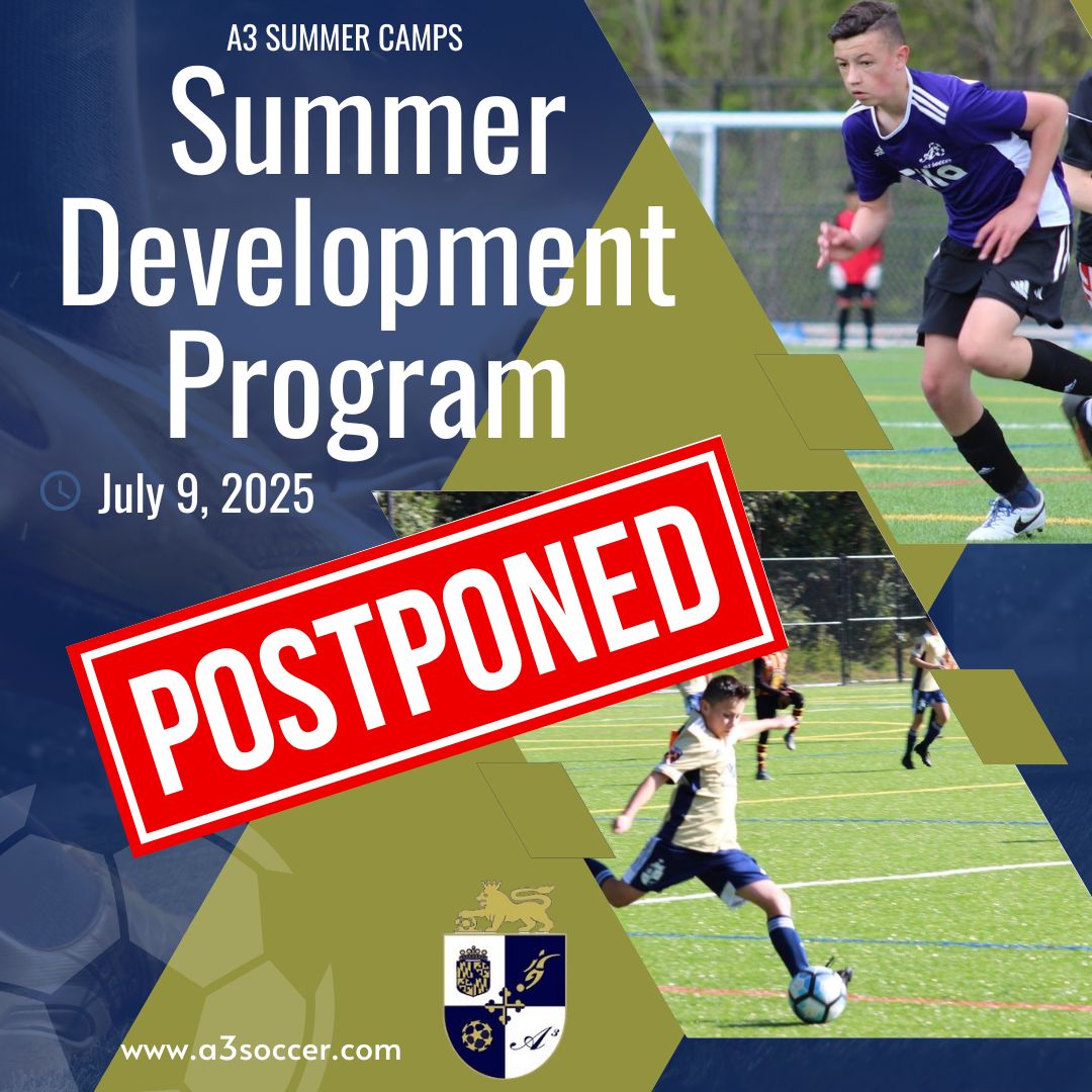 Due to severe incoming weather we are cancelling tonight’s 5v5 Summer Development programming!
