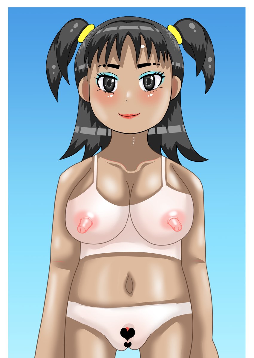 オリジナル、ロリビッチるなちゃん
まじめだった子がビッチ化、というテーマで色々考え中。
面影ないですねー。