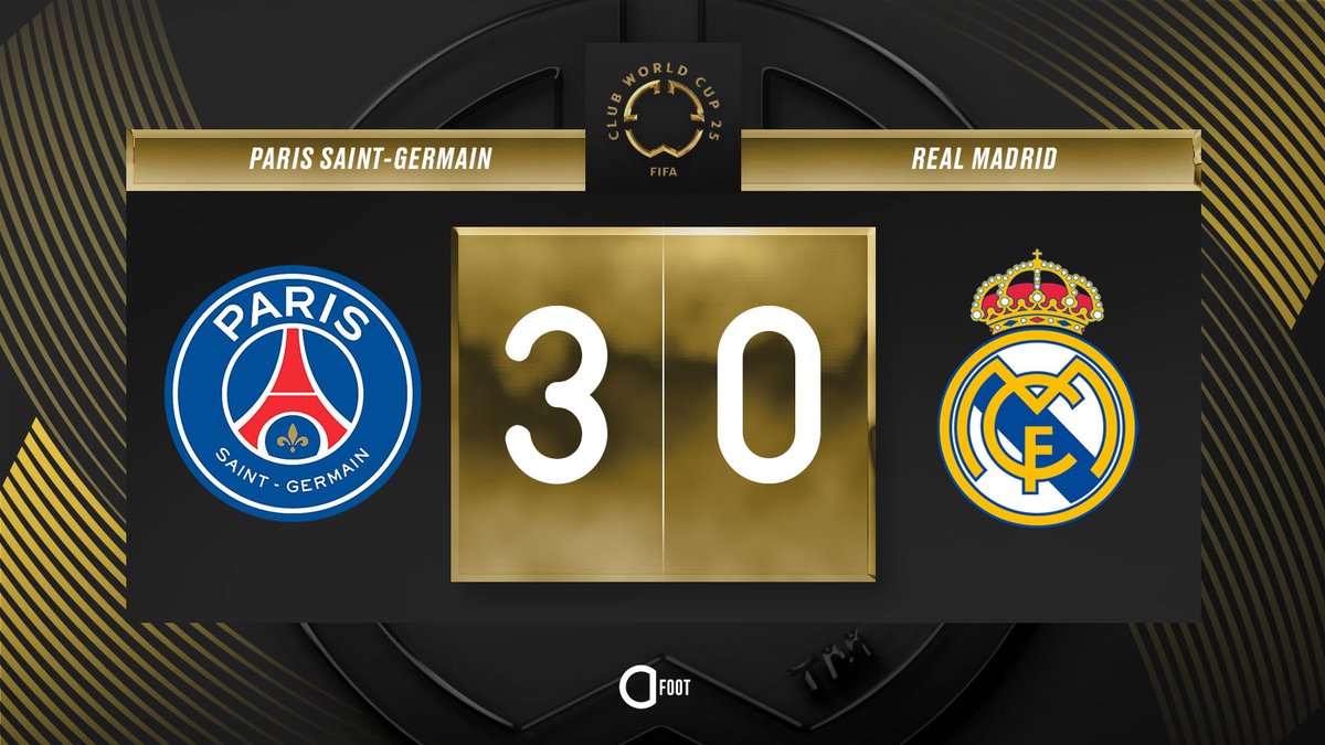 ⏱️ MI-TEMPS !

PARIS 🇫🇷  3-0  🇪🇸 REAL MADRID