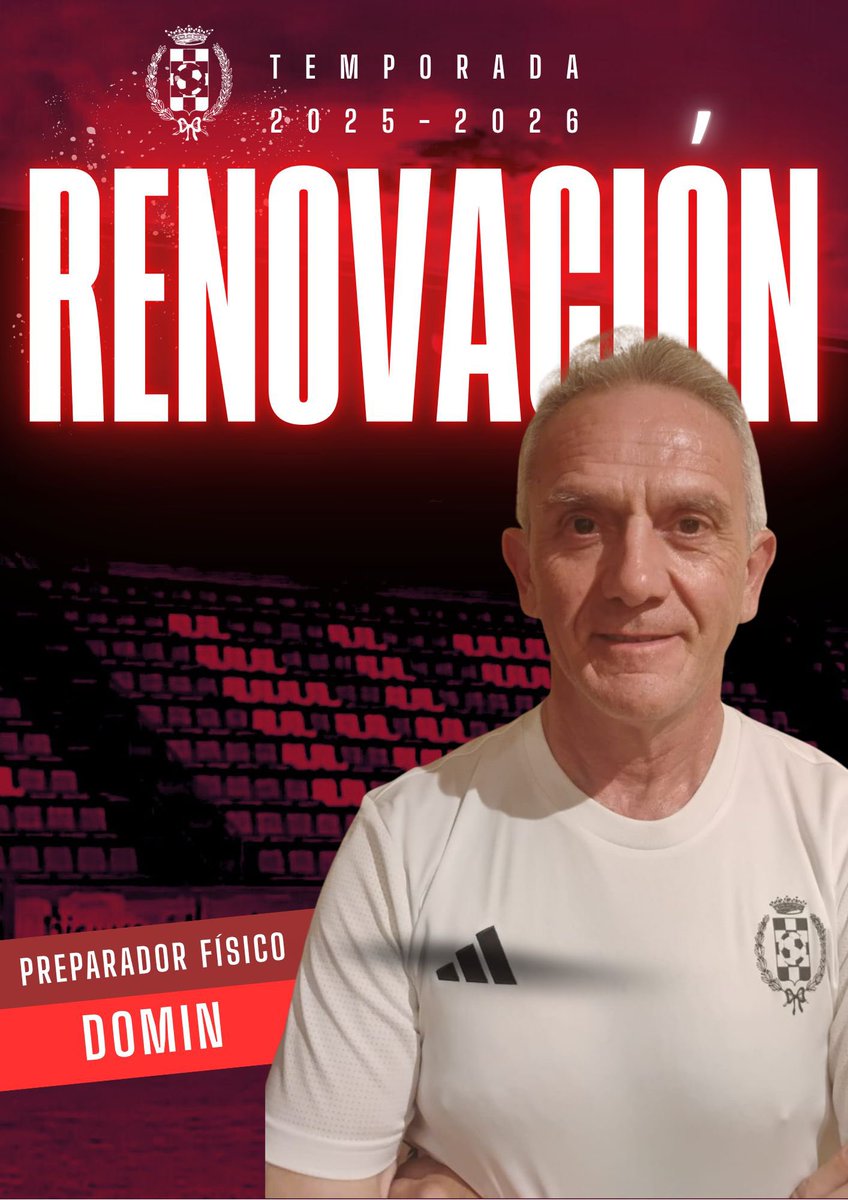 atleticodepinto's tweet photo. 🔴⚫️¡DOMIN, nuestro preparador físico sigue con nosotros!🔴⚫️

Nos alegra anunciar que Domin continuará siendo el encargado de la preparación física del equipo esta temporada, tal como lo hizo la temporada pasada.

Vamos Pinto!! https://t.co/egs73MpEhW