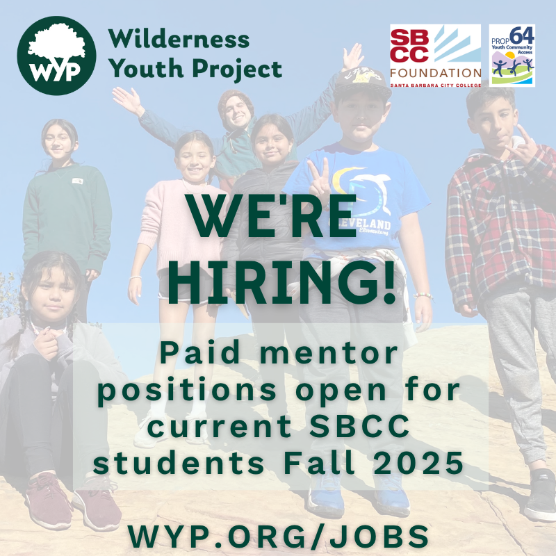 📢 NOW HIRING: Fall Bridge to Nature Mentor/Intern 🍂 We’re looking for SBCC students @sbccofficial to join our team this fall!  Runs Aug 20–Dec 19, 2025. 🌿 Learn more + apply: wyp.org/jobs 💚Funded by @sbccfoundation + @canaturalresourcesagency
⁠