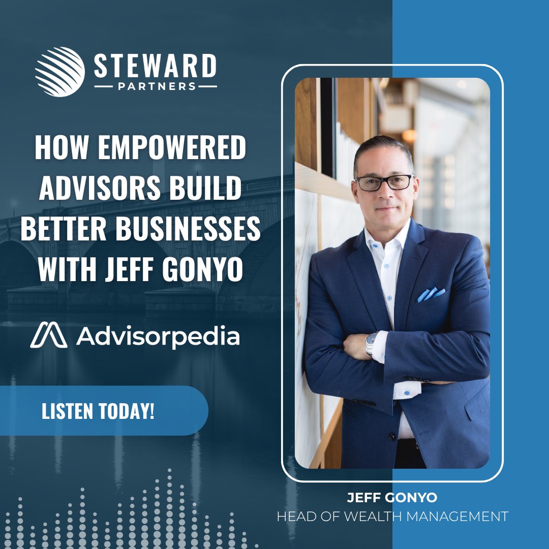 In his recent conversation with @Advisorpedia, Jeff Gonyo, Head of Wealth Management, shares how Steward Partners’ culture of ownership, advisor autonomy, and full-service support continues to attract top talent from traditional wirehouses.
ow.ly/wNBz50Wms3s