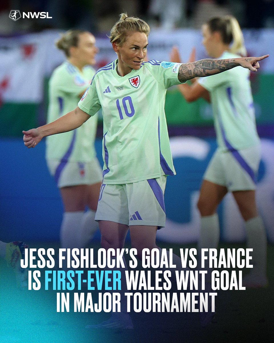 History. Made. 📜🔥

Jess Fishlock becomes the first-ever to score for Wales WNT in a major tournament. A moment for the books.
