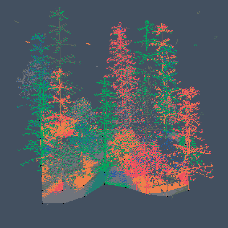 0xBogdan's tweet photo. DIORAMA by @GaloAndStuff makes the best use of the evolution system on @fx_hash_ so far 🙌 

I encourage you to try it out:  https://t.co/a9rSKfePYb https://t.co/mynyXoWqJY