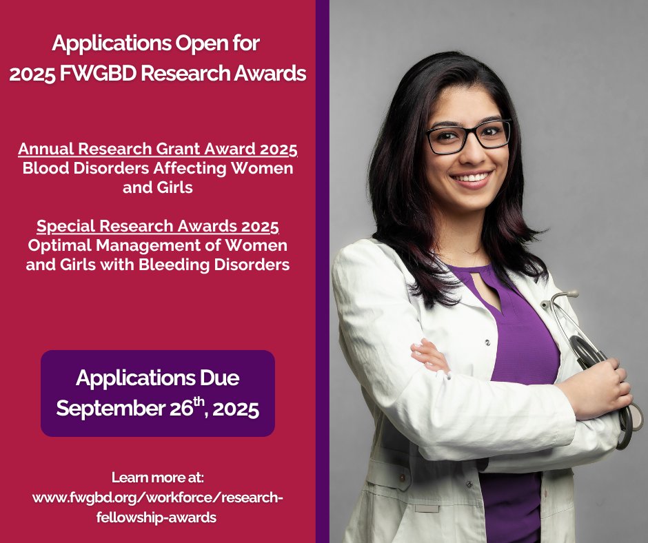 fwgbd's tweet image. 📣 Now accepting applications for the 2025 FWGBD Research Awards! Please read our announcement and learn more here: fwgbd.org/news/now-accep…