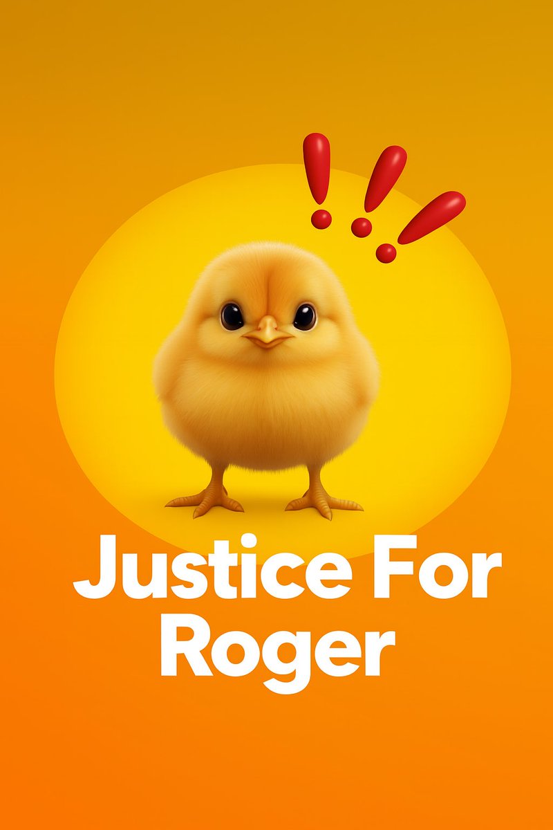 0xBrook7's tweet photo. $ROGER ain’t just a bird.
He’s the CEO of vibes, the reason my bags are chirping
and the ONLY chick we’re sending to the moon right now 🐥
Justice for Roger https://t.co/QkJvlbh0gm
