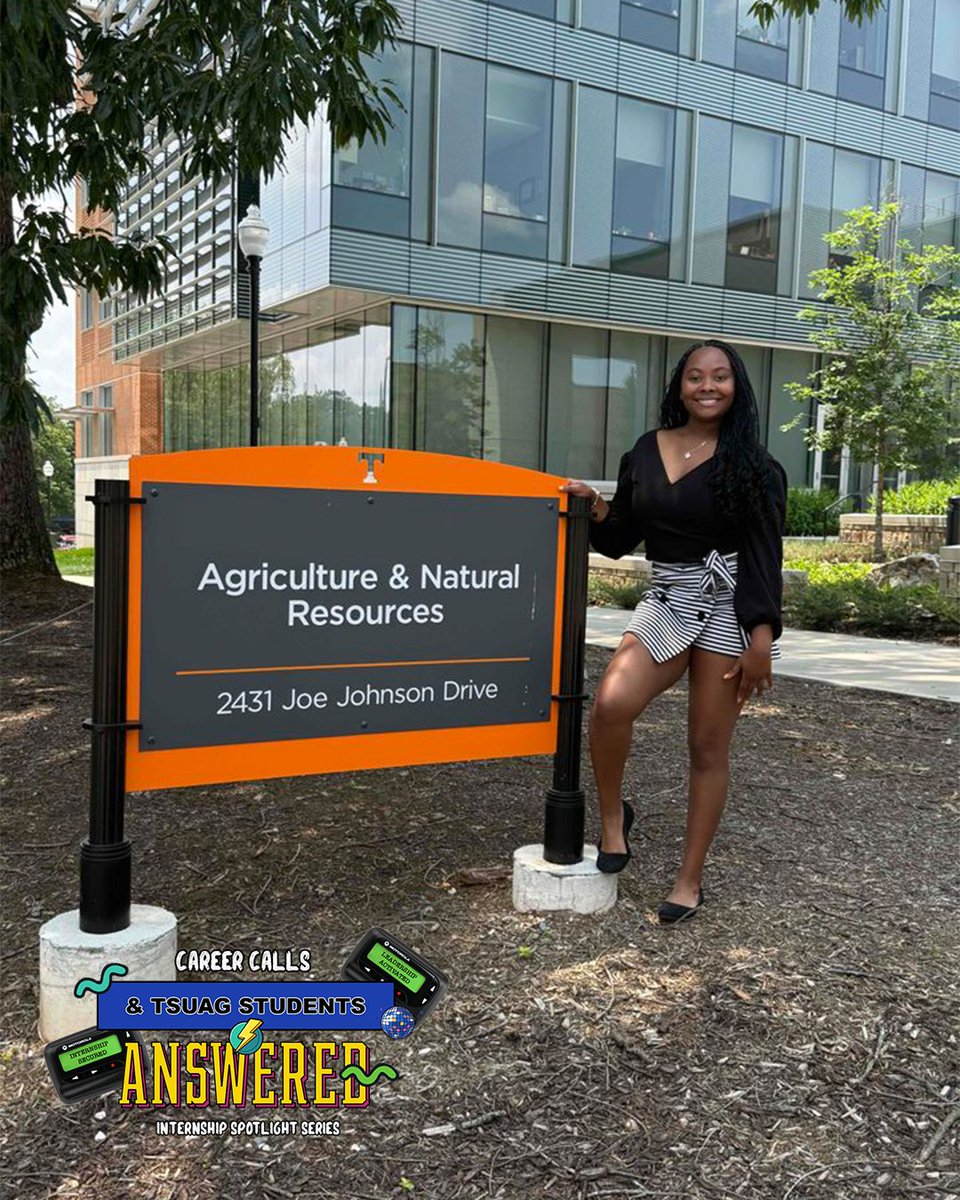 TSUCollegeofAG's tweet image. We kick off our summer "Career Calls" internship spotlight series with talented biotech undergrad Tamia Ramey, who is, this summer, interning with the University of Tennessee Institute of Agriculture's U-Daire program. Awesome job Tamia! #UDAIRE2025 #DairyResearch #FoodScience🐮