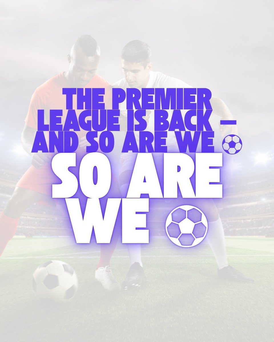 Tixet_Events's tweet photo. Premier League new season is back and so are we!

Perfect August weekend plan! Get your seats today with seats together guaranteed.

Tickets available at https://t.co/HKFjQ4tqCE

Link in bio 🔗👆 https://t.co/t0i2RhXYV7
