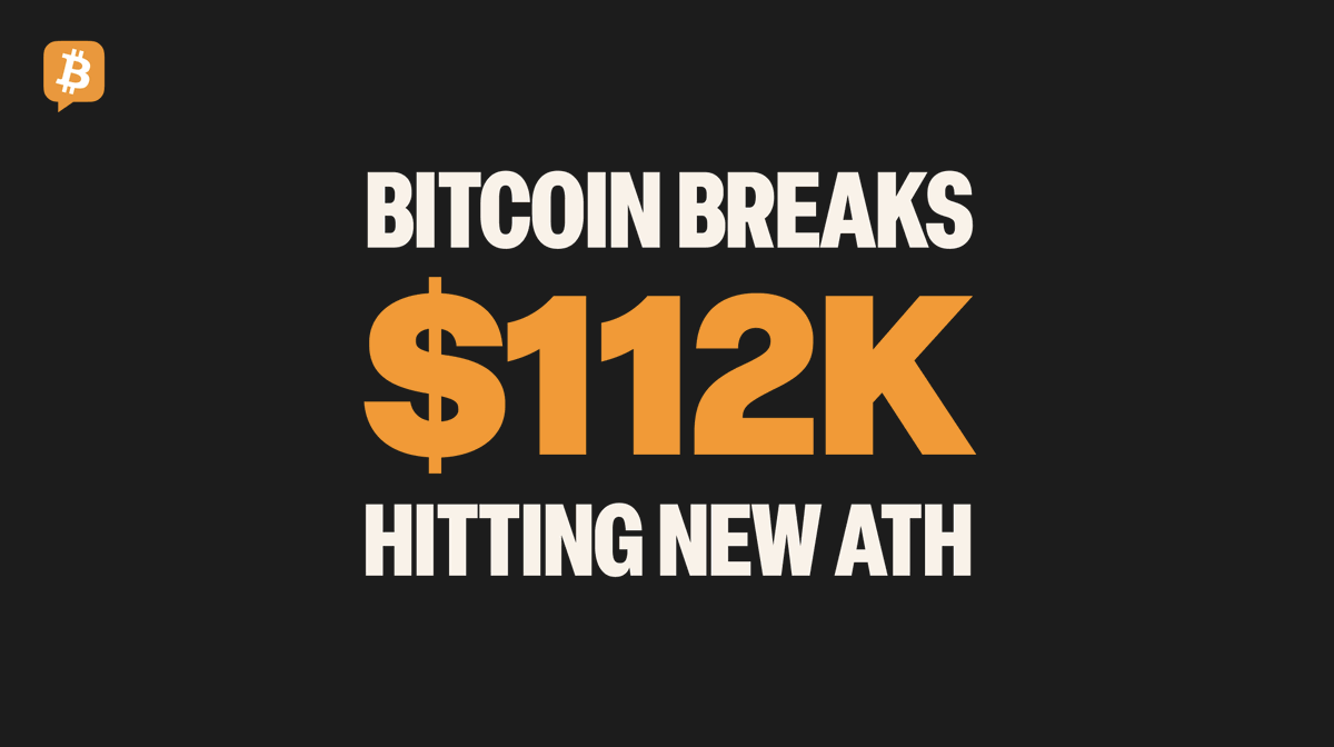 BTCTN's tweet image. 💥 #Bitcoin breaks above $112K hitting a new ATH!