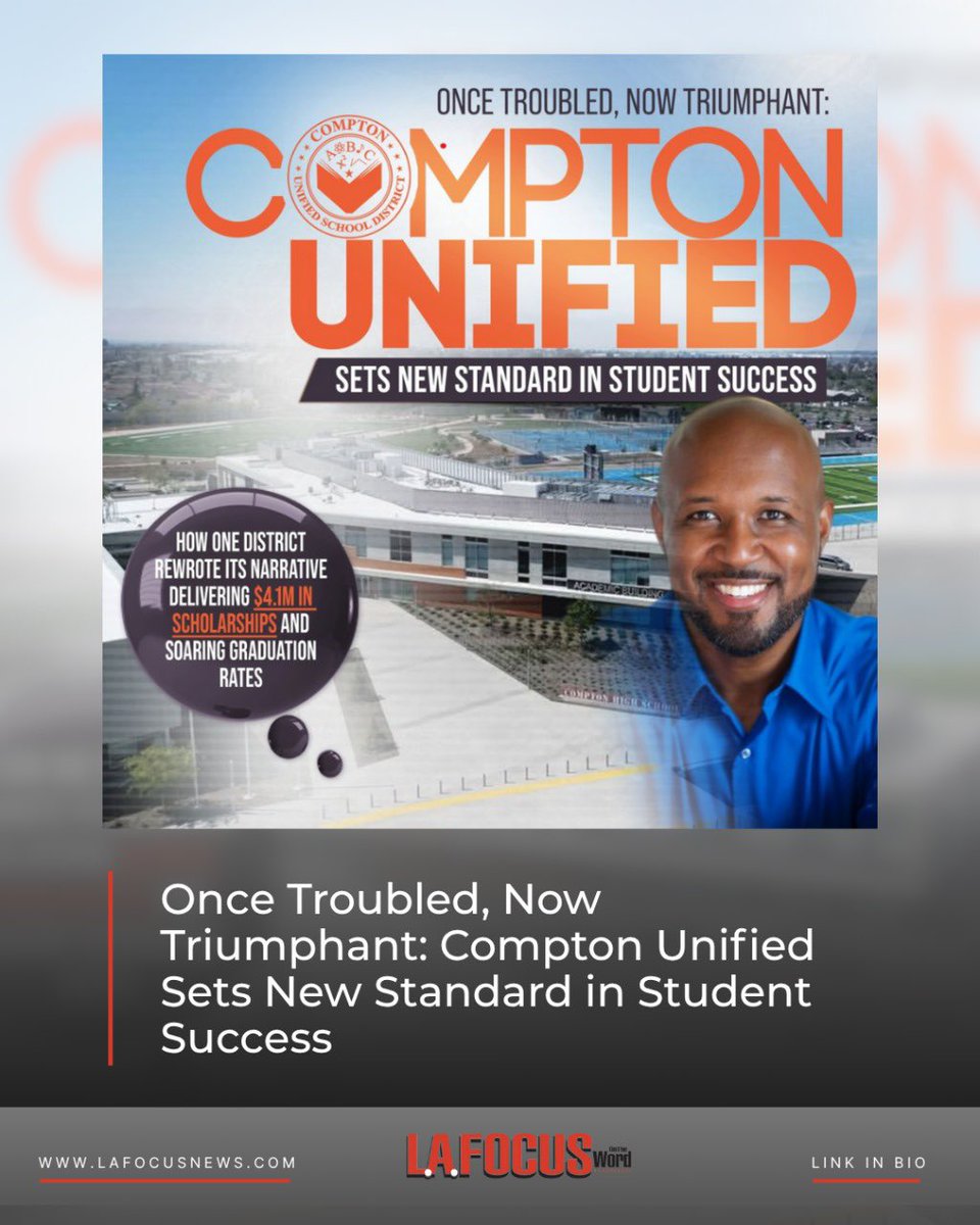 Micah Ali (@mrmicahali) on Twitter photo I keep being asked, “What is the secret 2 CUSD's profound success?” Quite simply: Intention, action, & an utterly unshakable belief in the potential of our Scholars. TY <a href="/LAFOCUSNEWS/">LA FOCUS NEWSPAPER</a>, 4 the opportunity 2 share our “secret” with readers. Full article: lafocusnews.com/once-troubled-… I keep being asked, “What is the secret 2 CUSD's profound success?” Quite simply: Intention, action, & an utterly unshakable belief in the potential of our Scholars. TY <a href="/LAFOCUSNEWS/">LA FOCUS NEWSPAPER</a>, 4 the opportunity 2 share our “secret” with readers. Full article: lafocusnews.com/once-troubled-…