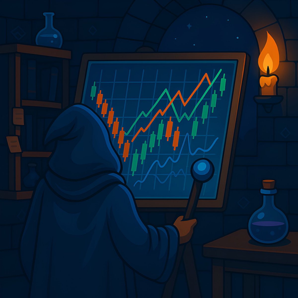 algoMININGAI's tweet image. Wizards are the future of trading. You in?
