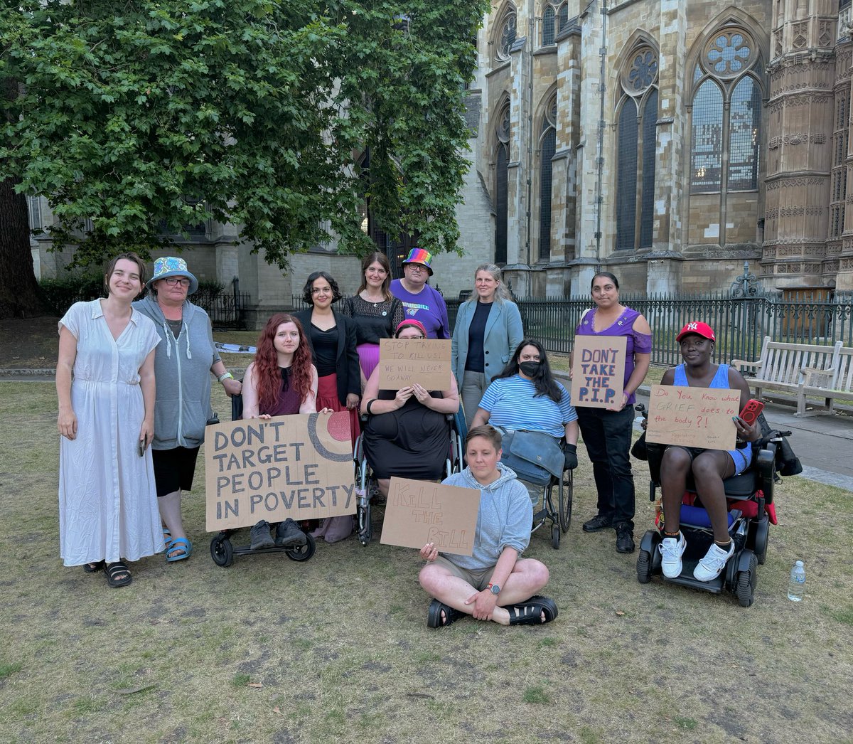 After tonight’s vote, MPs met disabled people protesting outside Parliament.

Thank you for winning changes to the Bill. I’m sorry it wasn’t defeated.

This isn’t the end. Together, we will ensure every concession is delivered and we will keep pushing for a decent welfare system.