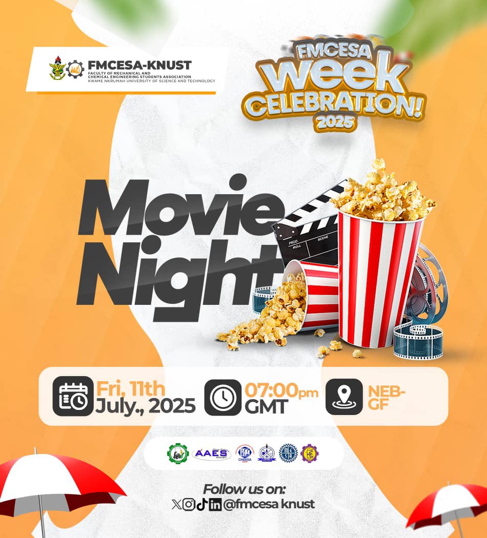 Guess who's backkk?!🤩🔙

Our Movie Night is officially back on after a slight reschedule🎬🍿
We promised to make it bigger and better and here we are!🥳
Get ready for a fantastic evening under the stars🌠
Join us this Friday, July 11th, at 7:00PM GMT at NEB-GF📍

Don't miss out!