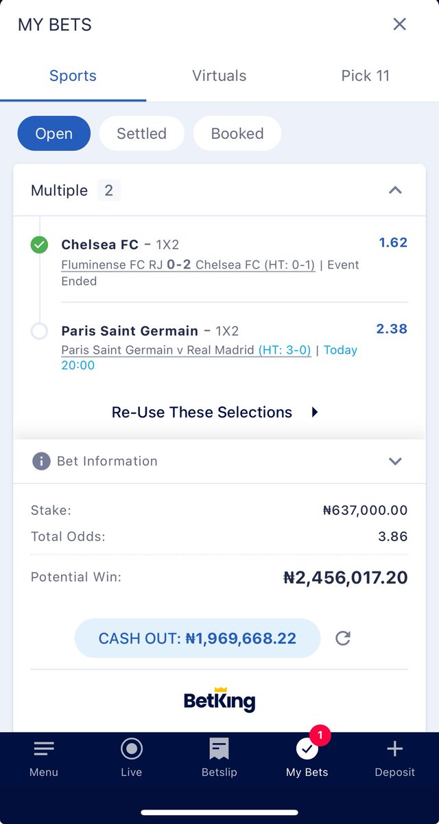 Tobi Bakre (@tobibakre) on Twitter photo I love Madrid. But I saw it coming already!!! <a href="/BetKingNG/">BetKing Nigeria 👑</a> na me and you now o. You still Dey guide with that payout figure Abi! I love Madrid. But I saw it coming already!!! <a href="/BetKingNG/">BetKing Nigeria 👑</a> na me and you now o. You still Dey guide with that payout figure Abi!