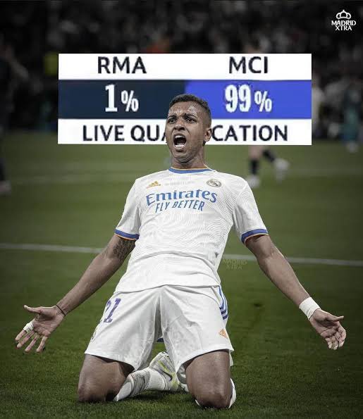 Rodrygo is gonna score today but ramontada for Madrid today.
