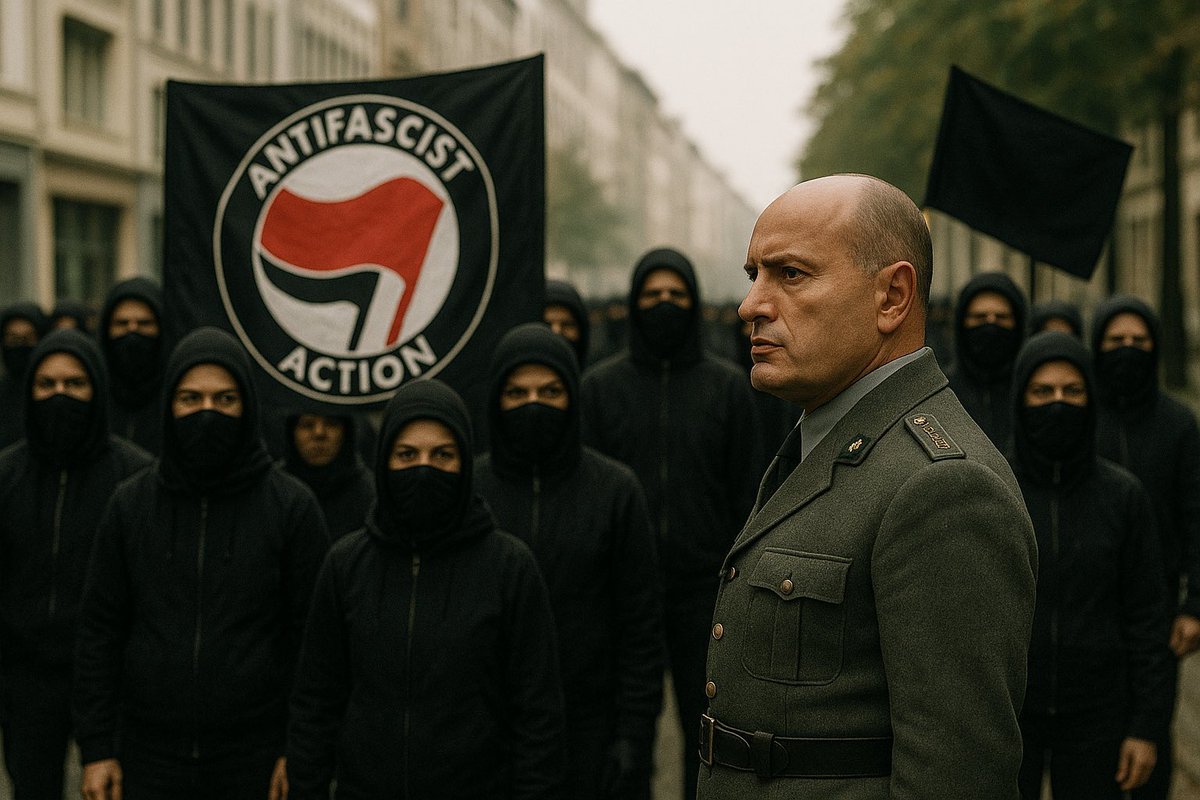 Antifas dizem que lutam contra o fascismo...

E se eu te disser que eles viraram exatamente aquilo que juraram combater?

Os autoritários mais perigosos da história tinham uma coisa em comum: pregavam que estavam fazendo o bem. 🧵
