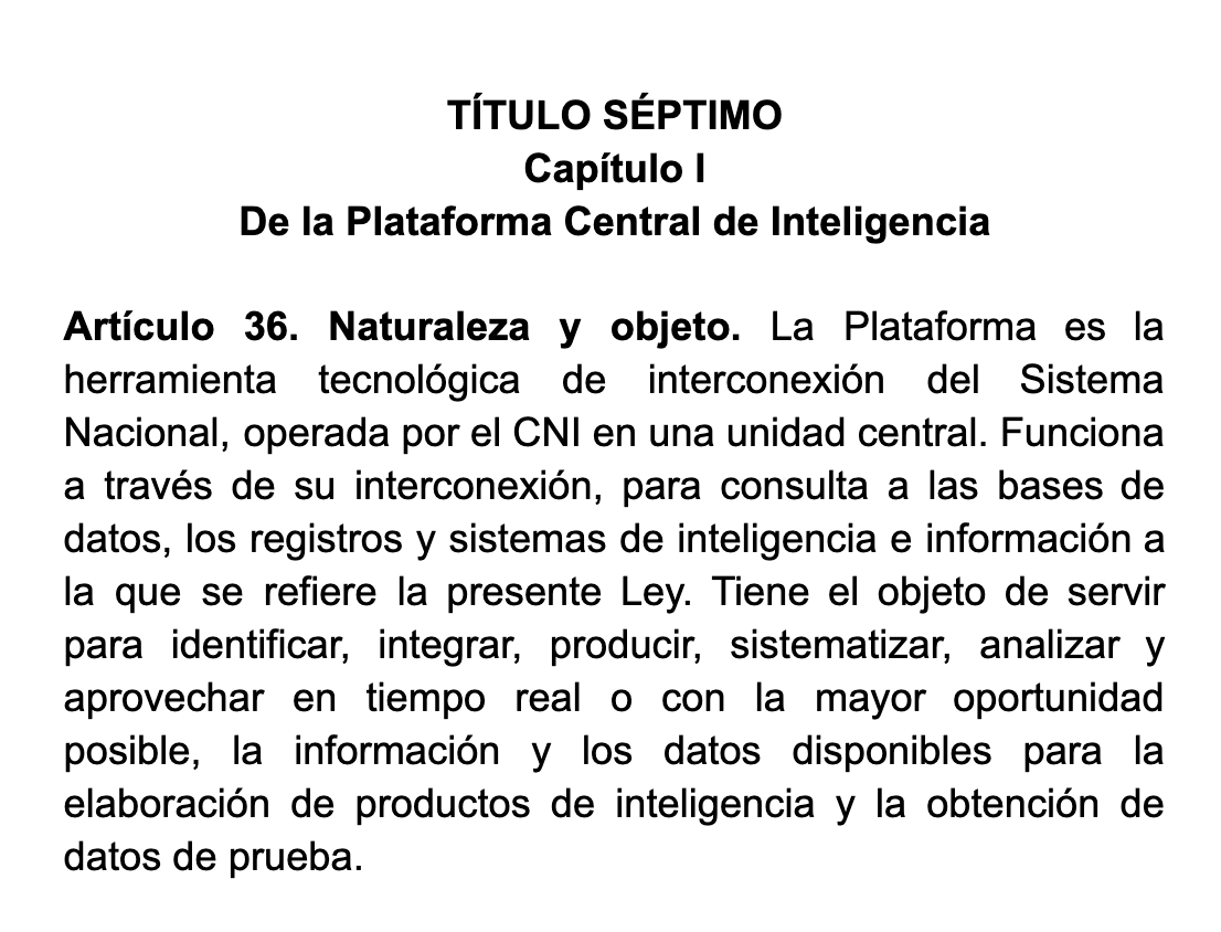 Hoy García Harfuch repite mentiras dichas antes por Merino y la presidenta de que la Plataforma Central de Inteligencia no les permite acceder a datos personales sin control judicial, ni de manera directa.

No le tienen que creer a nadie, solo leer la ley que aprobaron.