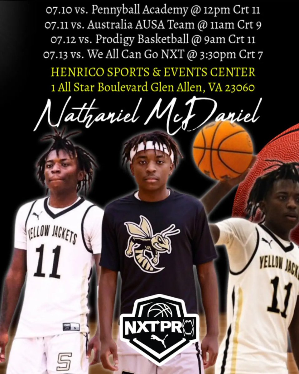 Nate McDaniel (@nate11mcdaniel) on Twitter photo Coaches! Here is my Schedule for <a href="/NxtProHoops/">NXTPRO Hoops</a> Live Period in Richmond, VA. I would highly appreciate if you’d take a look at me!! Coaches! Here is my Schedule for <a href="/NxtProHoops/">NXTPRO Hoops</a> Live Period in Richmond, VA. I would highly appreciate if you’d take a look at me!!