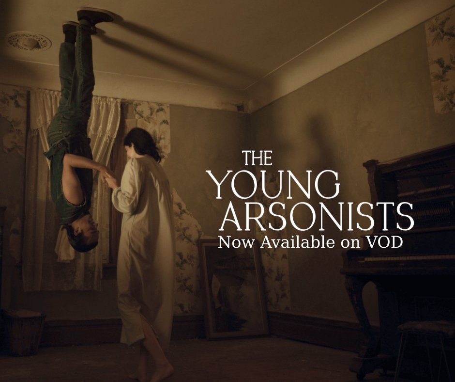 Set in the 1980's in an isolated farming community, four girls band together to escape their troubled lives by reclaiming an abandoned farmhouse.

THE YOUNG ARSONISTS is now on VOD in the US