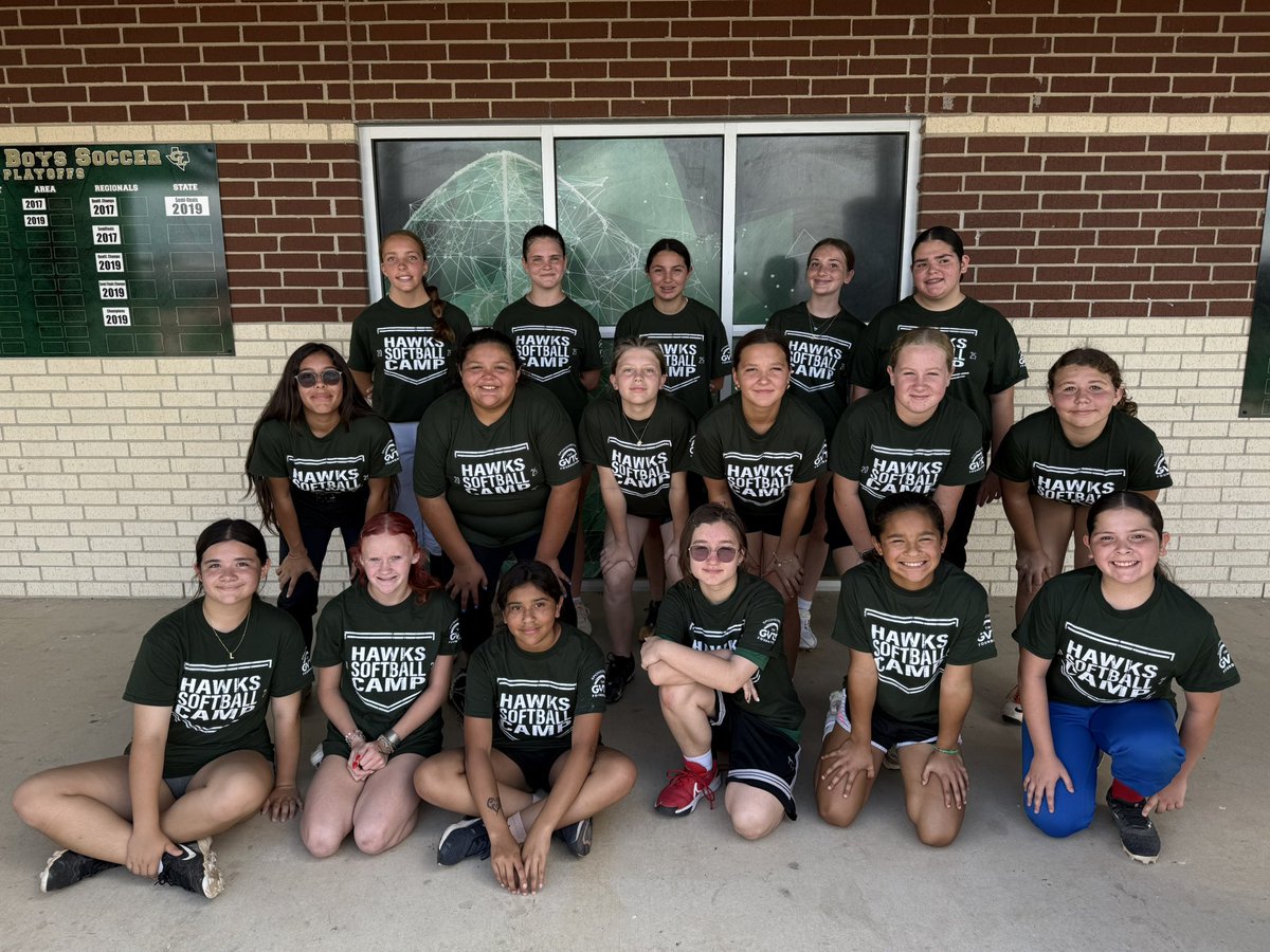 We wrapped up Day 3️⃣ of Softball Camp today and are grateful for the continued energy and enthusiasm from all of our campers. A special thank you to The GVTC Foundation for sponsoring this year’s camp t-shirts. 💚🥎