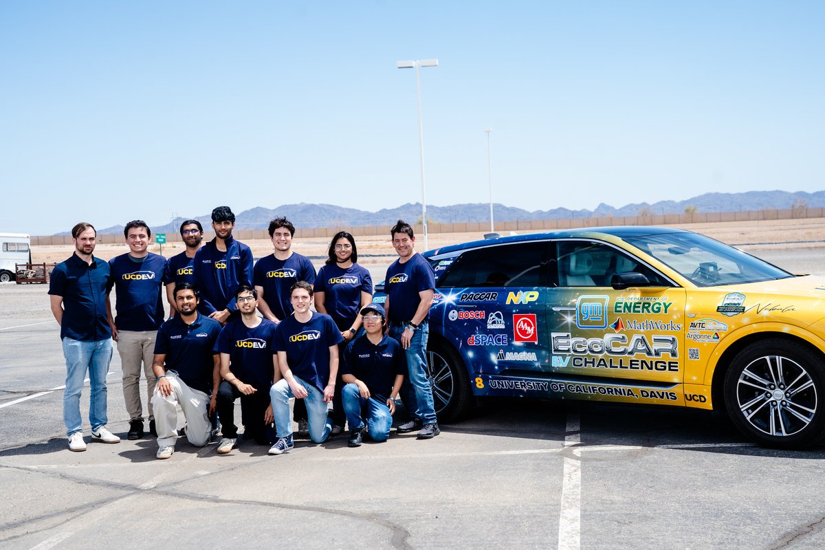 UCDavisCOE's tweet image. UC Davis EcoCAR reached new milestones at this year's challenge, earning top awards for energy efficiency and design. From high-speed tests to teamwork under pressure, the team says they're ready for Year 4.
Read the blog: engineering.ucdavis.edu/news/blog-uc-d…
#UCDavisEngineering