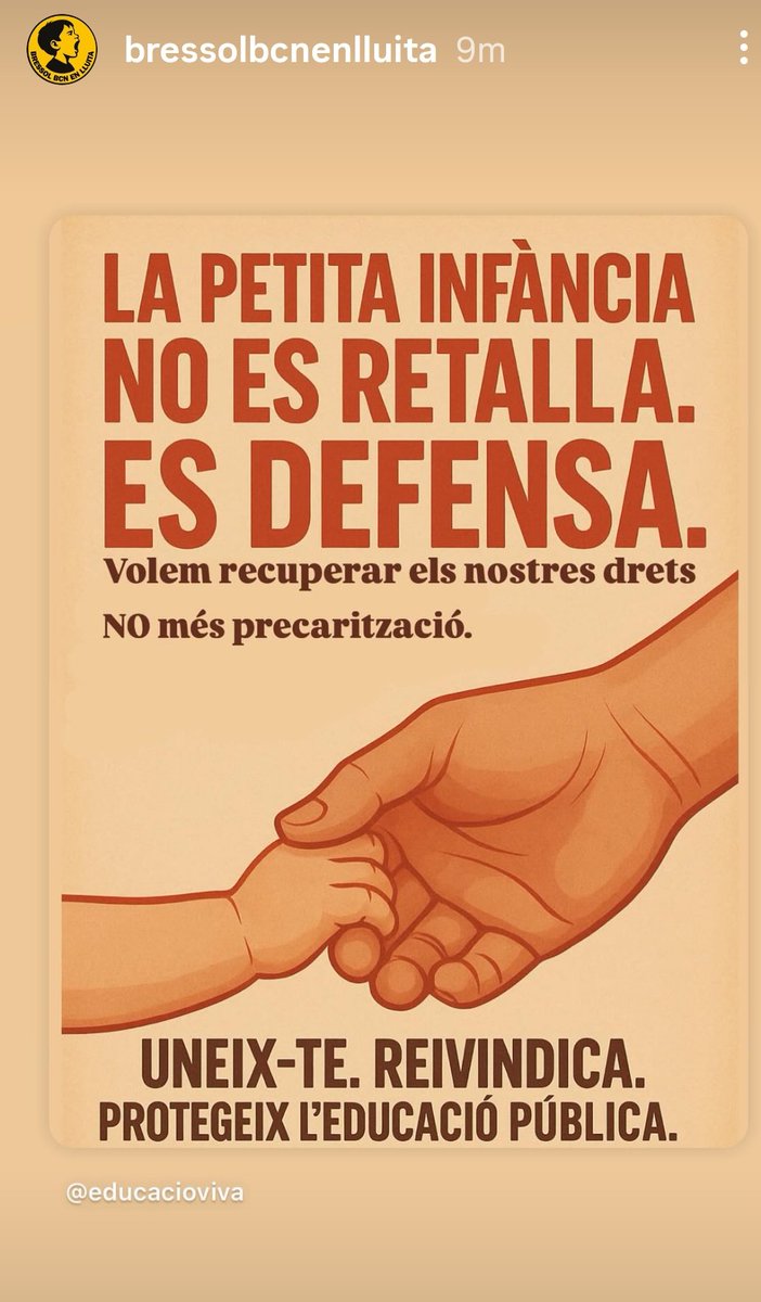 Dilluns 14 de juliol a les 10.30 h CONCENTRACIÓ DAVANT L'INSTITUT MUNICIPAL D'EDUCACIÓ DE BARCELONA. A la plaça d'Espanya n° 5. <a href="/Elisendalamany/">Elisenda Alamany</a> <a href="/USTECSTEs/">USTEC•STEs (IAC)</a> <a href="/FETE_UGT/">UGT Educació</a> <a href="/CCOOpublica/">CCOOEducació Pública</a> <a href="/usocatalunya/">Unió Sindical Obrera de Catalunya</a> <a href="/jordievole/">Jordi Évole</a> <a href="/estercapella/">Ester Capella Farré</a> <a href="/CUPBarcelona/">CUP Barcelona ♀</a> <a href="/Arran_jovent/">Arran</a> <a href="/DesnonamentsBCN/">DesnonamentsBCN</a> <a href="/A_RosaDeFoc/">Ateneu Rosa de Foc</a>