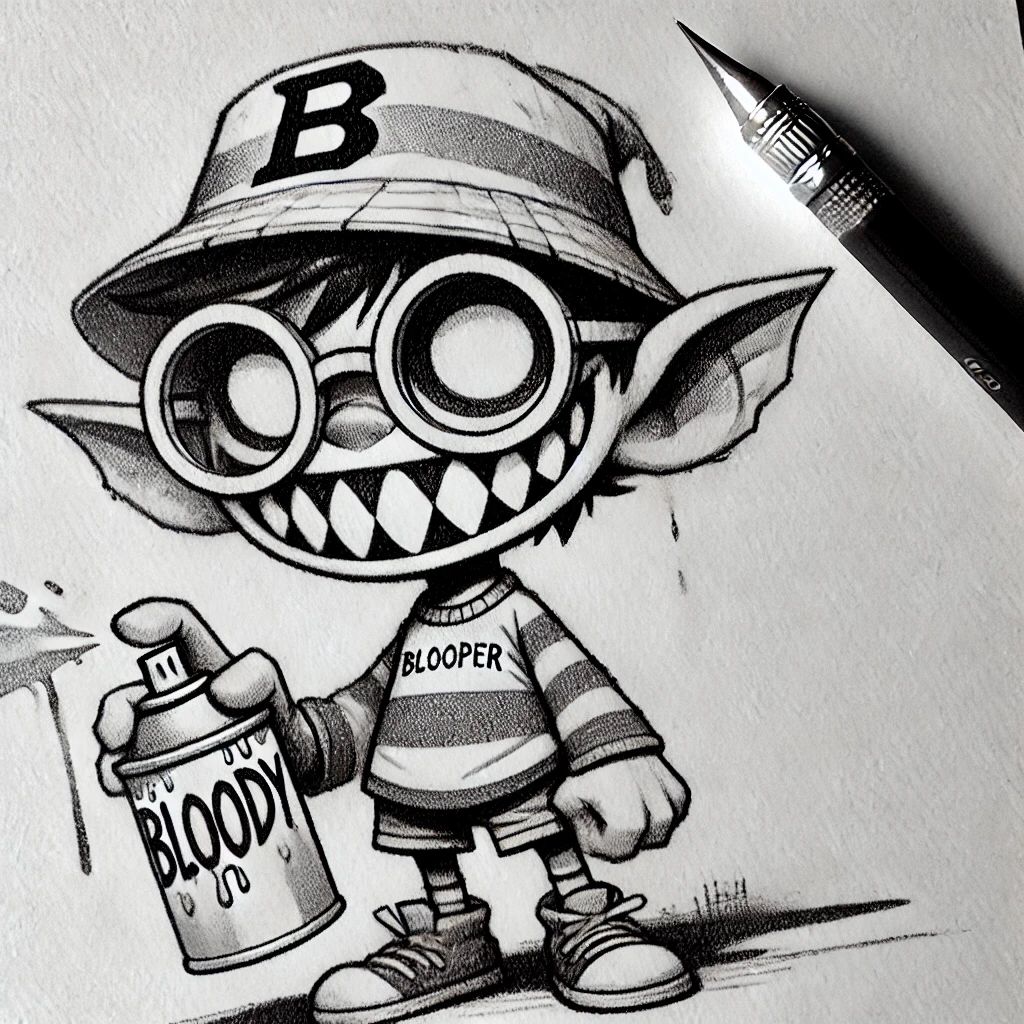 Say hello to my Blooper .<a href="/wearebloopers/">wearebloopers</a>