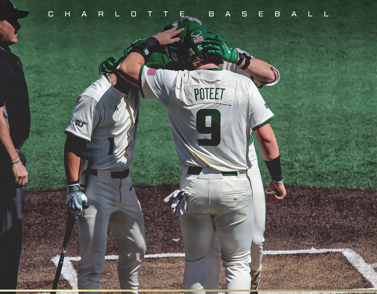 Charlotte Baseball (@charlottebsb) on Twitter photo 2026 OPEN SCHEDULE DATES:
Tuesday - March 31
Tuesday - April 14
These are games 55 and 56 for us, once filled.
Please contact Tyler Simmons gsimmon8@charlotte.edu if interested. 2026 OPEN SCHEDULE DATES:
Tuesday - March 31
Tuesday - April 14
These are games 55 and 56 for us, once filled.
Please contact Tyler Simmons gsimmon8@charlotte.edu if interested.