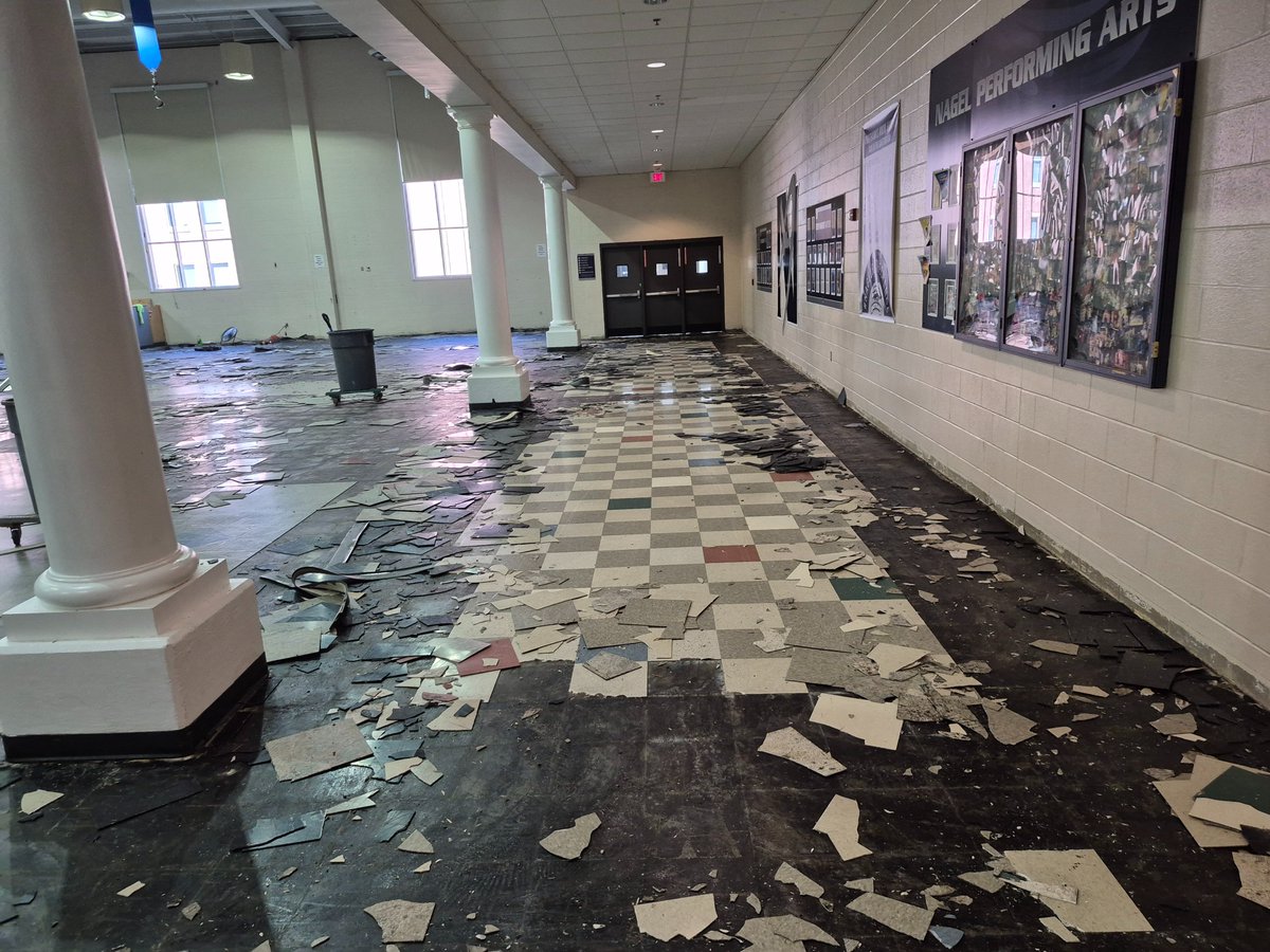 FHSchools's tweet image. Curious what happens on campus over the summer? 🪚🛠🧰 This is always a busy time of year to give our buildings a little TLC and make necessary repairs to provide a safe learning environment. Visit our website to see a list of summer work and future plans: foresthills.edu/departments/fa…