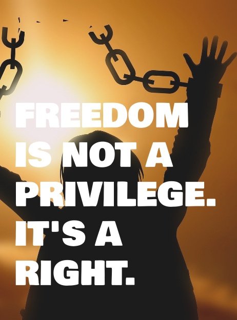 Would you give up your Freedom &amp; Rights just to make someone else comfortable  ?¿?¿?¿

No matter who it was, even if it was for your Spouse of 37 yrs or 31 yr old Child  ?¿?¿?¿