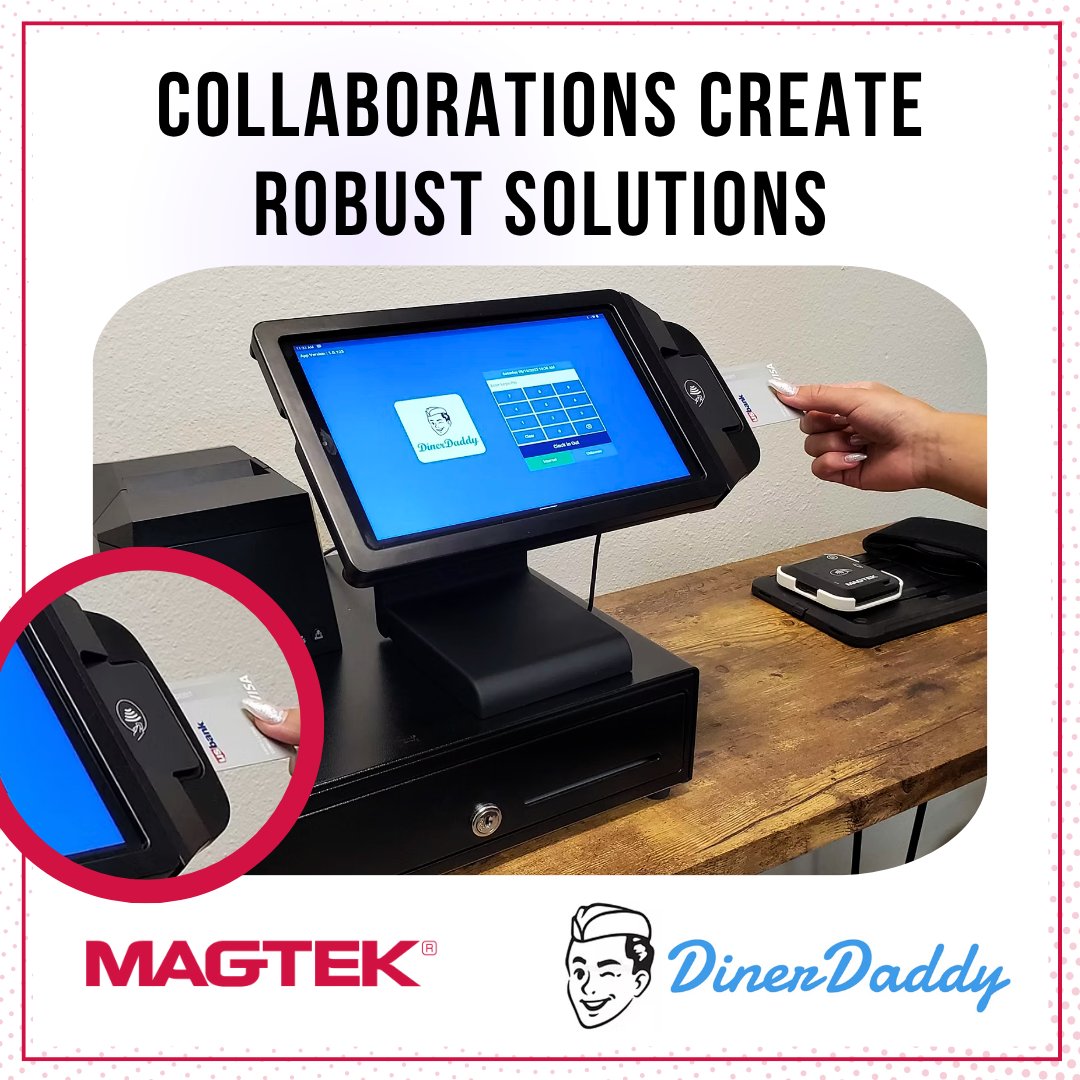 Great solutions come from great partnerships. A big thank you and partner shout-out to <a href="/dinerdaddypos/">DinerDaddy</a> for making this one happen! #mobile #payment #soltuions #restaurantpos