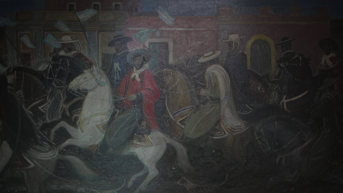 🇦🇷 Fiesta patria en Catamarca (1953)
🖌️ Óleo sobre tela | 108 x 173 cm
🏅 Primer Gran Premio Compartido | VI Salón Municipal de Artes Plásticas Eva Perón (1954)