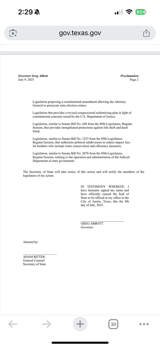 Redistricting, flood preparedness and recovery, STAAR test and taxpayer funded lobbying among other new items added to the special session agenda.

Also anti-abortion and anti-trans items. #txlege gov.texas.gov/uploads/files/…