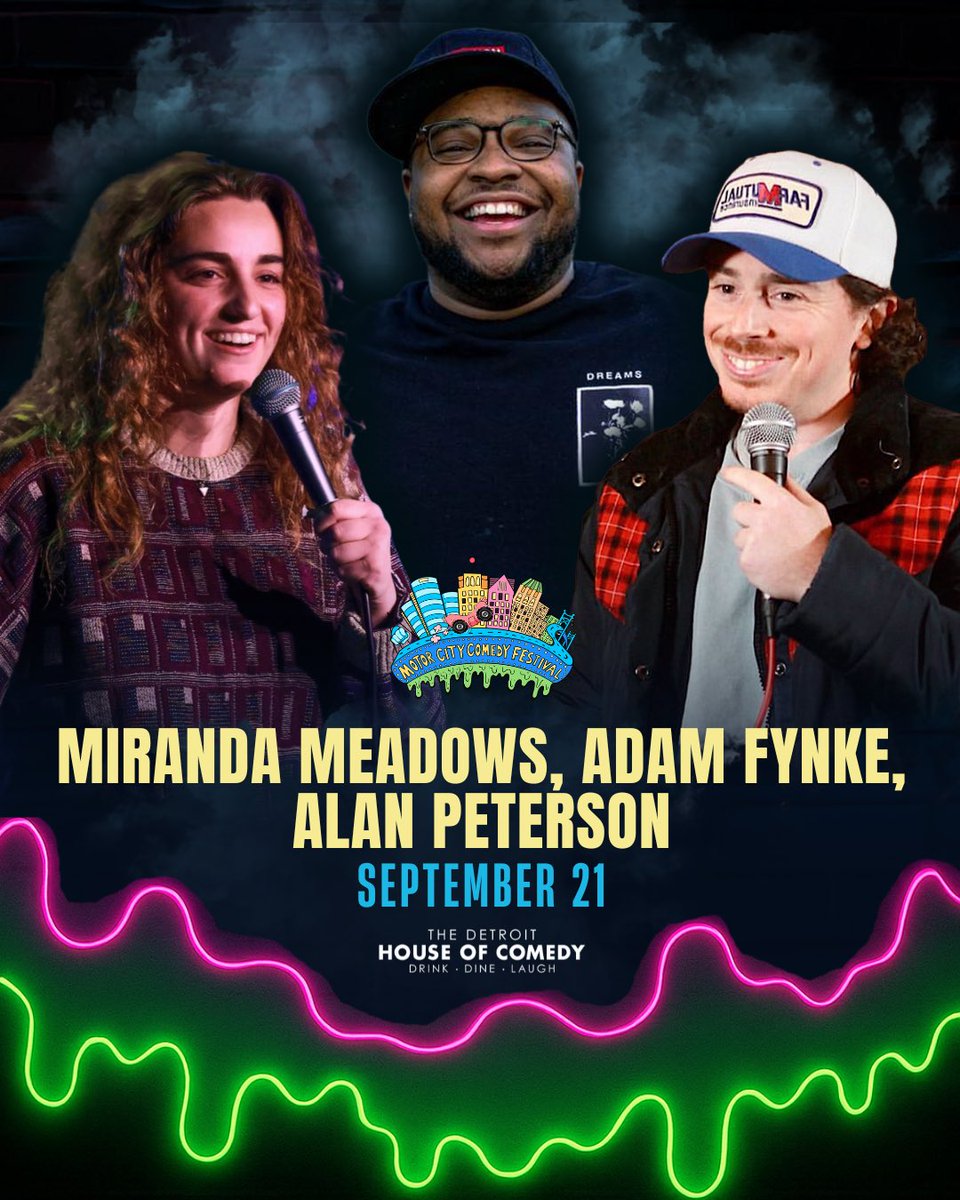 Motor City Comedy Festival hits House of Comedy this September 🎤
Big names. Big laughs. Limited seats. Check the lineup and grab your tickets now.
 
📍 House of Comedy - Detroit
 
#comedy #comedian #standup #comedyshow #standupcomedian #houseofcomedy #detroit