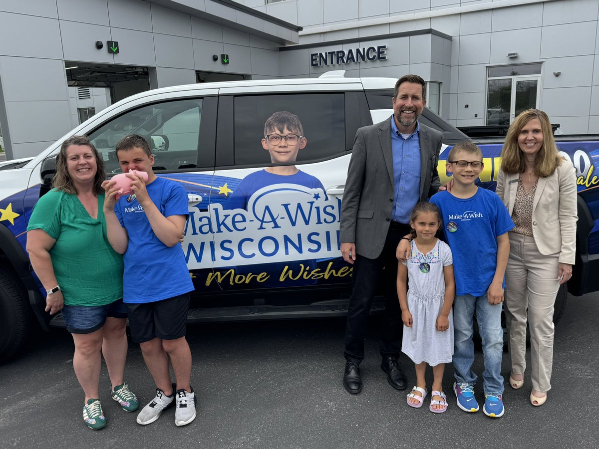 Make-A-Wish Wisconsin (@makeawishwi) on Twitter photo Today, we celebrated an amazing June 3,500 with the outstanding <a href="/bergstromauto/">Bergstrom Automotive</a> team across the state who raised a record-breaking $375,000 throughout June for <a href="/MakeAWishWI/">Make-A-Wish Wisconsin</a>. Thanks to everyone who participated, more than 50 local kids will receive life-changing wishes. Today, we celebrated an amazing June 3,500 with the outstanding <a href="/bergstromauto/">Bergstrom Automotive</a> team across the state who raised a record-breaking $375,000 throughout June for <a href="/MakeAWishWI/">Make-A-Wish Wisconsin</a>. Thanks to everyone who participated, more than 50 local kids will receive life-changing wishes.