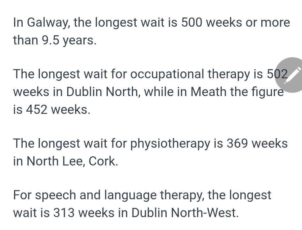 Waiting-list figures I received from the HSE for 4 disciplines confirm that Primary Care services for young people are deep in crisis nationally.

This has resulted mainly from years of neglect through recruitment restrictions.

Comprehensive recruitment drive urgently needed.