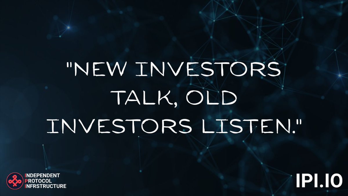 ipicoin_com's tweet image. "New investors talk, old investors listen." Follow our profile on X closely, and stay tuned for more news. IPI and Proof Of Network are the future of blockchain technology!
#IPIblockchain #IPIcoin #Cryptocurency #Layer1 #investing