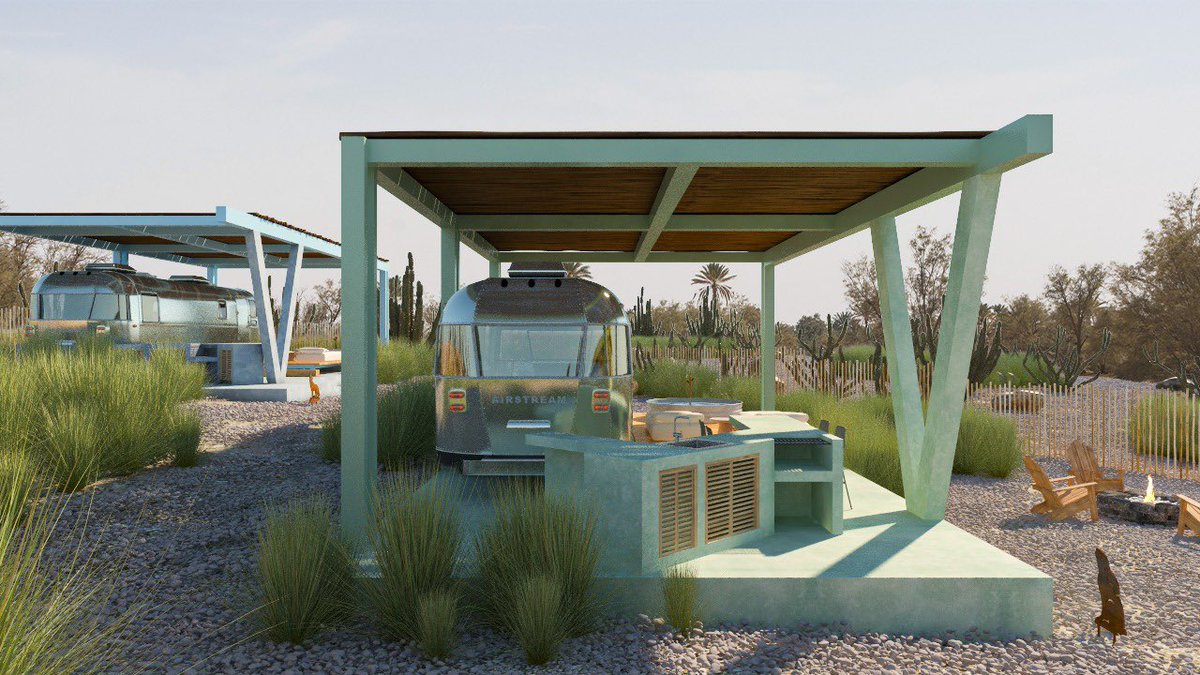 REDArquitectos's tweet photo. Airstream project 
Todos Santos, BCS https://t.co/eXU7aZTfZk