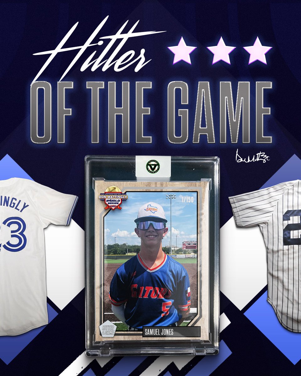 ✭Five Tool Texas✭ (@fivetooltexas) on Twitter photo #MattinglyWS F: <a href="/FWGatorball/">FW-Gatorball</a> Reagan 17U 2, US Nationals Midsouth White’s 0
PoG: <a href="/Jadon_williams7/">Jadon Williams</a> 7 IP, 7K, 3H, 0 ER
Hitter: <a href="/Sam_Jones__5/">Sam Jones</a> 1-3, 2B, 2 RBI #MattinglyWS F: <a href="/FWGatorball/">FW-Gatorball</a> Reagan 17U 2, US Nationals Midsouth White’s 0
PoG: <a href="/Jadon_williams7/">Jadon Williams</a> 7 IP, 7K, 3H, 0 ER
Hitter: <a href="/Sam_Jones__5/">Sam Jones</a> 1-3, 2B, 2 RBI