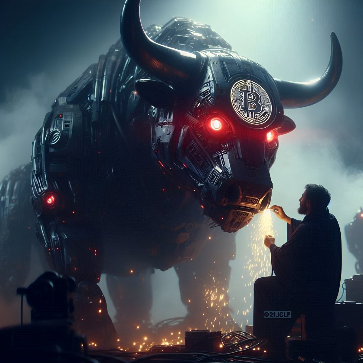 21JCLP's tweet image. Bitcoin is Bullish 🐂🟠⚡