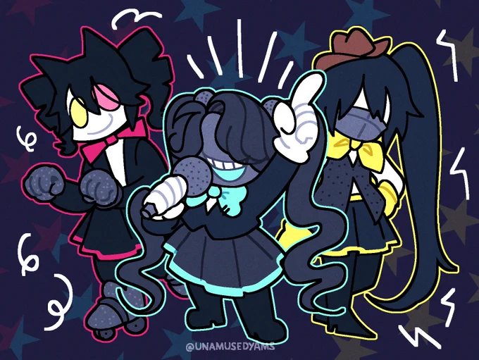 TRIPLE MIKE-KUN~!!!!! #DELTARUNE #VOCALOID
