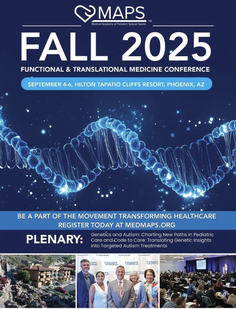 MAPS Fall 2025 is going to be a weekend you won’t want to miss! 

📅 September 4–6 | 📍 Hilton Tapatio Cliffs Resort, Phoenix, AZ

Join leaders in PEDIATRIC and ADULT special needs care at the MAPS Functional &amp; Translational Medicine Conference—where clinical practice meets