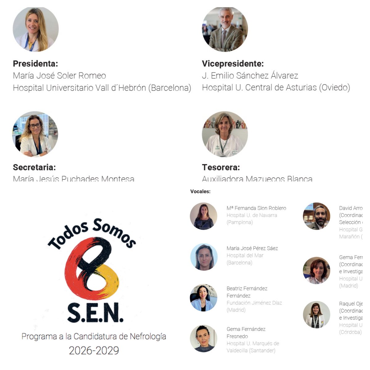 Maria Jose Soler (@pepasolerr) on Twitter photo 𝐓𝐨𝐝𝐨𝐬 𝐬𝐨𝐦𝐨𝐬 𝐒.𝐄.𝐍.
Una candidatura ABIERTA, donde TODOS somos los protagonistas!!
Contamos contigo, súmate a nuestro proyecto.
<a href="/SENefrologia/">S.E.N. Nefrología</a> <a href="/SEDENenfermeria/">SEDEN</a> <a href="/FundacionRenalE/">Fundación Renal Española</a> <a href="/FNALCER/">Fed. Nac. ALCER oficial</a> <a href="/ERAkidney/">ERA - European Renal Association</a> <a href="/ONT_esp/">Organización Nacional de Trasplantes</a> <a href="/ISNkidneycare/">Int Society of Nephrology</a> <a href="/asnpublications/">ASN Publications</a> <a href="/SLANH_/">SLANH</a> 𝐓𝐨𝐝𝐨𝐬 𝐬𝐨𝐦𝐨𝐬 𝐒.𝐄.𝐍.
Una candidatura ABIERTA, donde TODOS somos los protagonistas!!
Contamos contigo, súmate a nuestro proyecto.
<a href="/SENefrologia/">S.E.N. Nefrología</a> <a href="/SEDENenfermeria/">SEDEN</a> <a href="/FundacionRenalE/">Fundación Renal Española</a> <a href="/FNALCER/">Fed. Nac. ALCER oficial</a> <a href="/ERAkidney/">ERA - European Renal Association</a> <a href="/ONT_esp/">Organización Nacional de Trasplantes</a> <a href="/ISNkidneycare/">Int Society of Nephrology</a> <a href="/asnpublications/">ASN Publications</a> <a href="/SLANH_/">SLANH</a>
