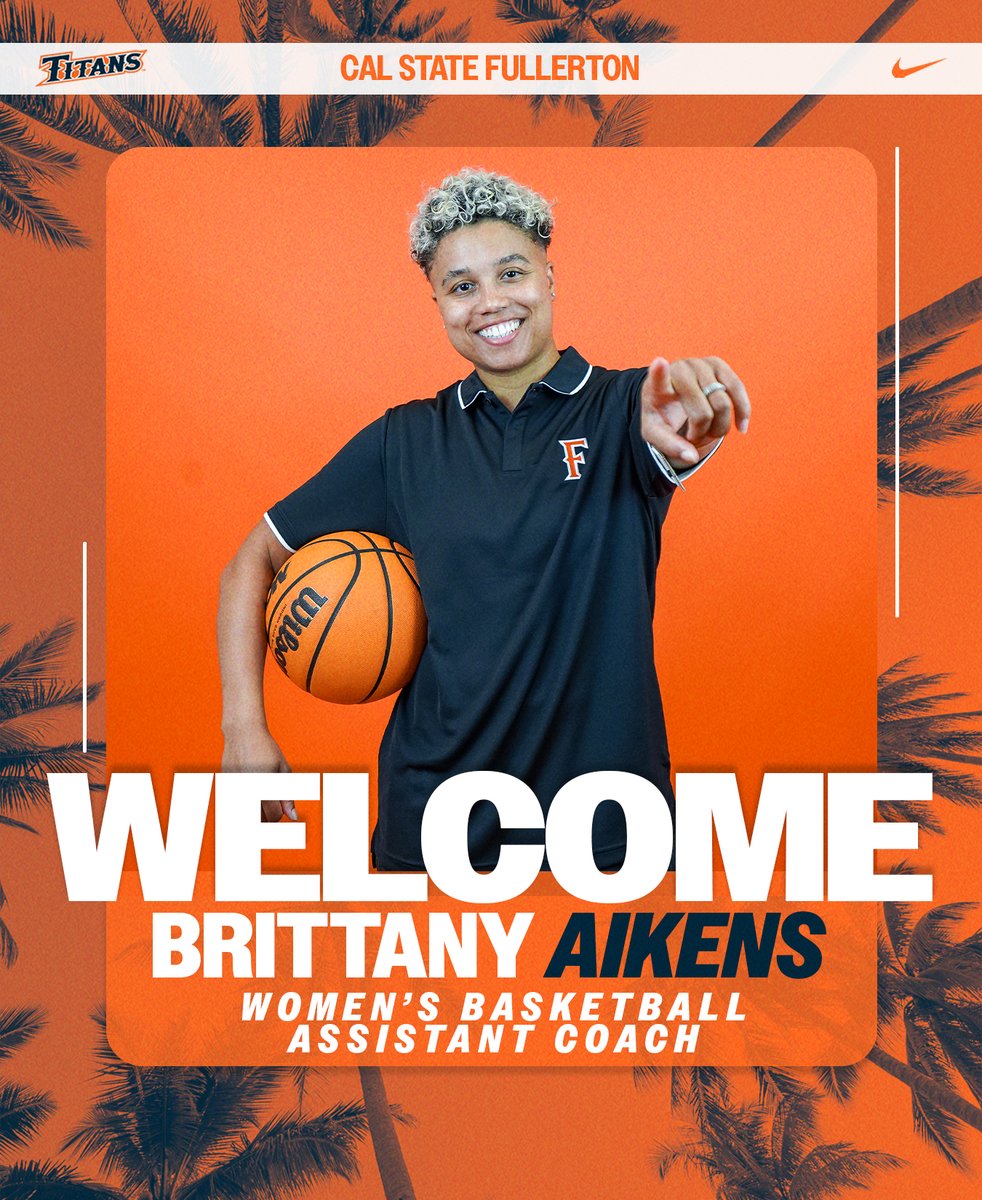 FullertonWBB's tweet image. 𝐖𝐄𝐋𝐂𝐎𝐌𝐄 𝐁𝐀𝐂𝐊 ‼️

Please welcome back Coach Aikens to the Titans family!

#TusksUp